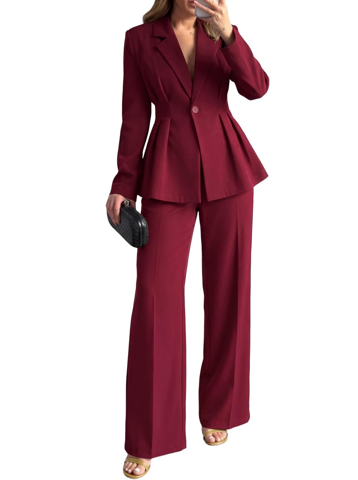 Ekaliy Pant Suits for Women 2 Piece Set Business Casual Outfits