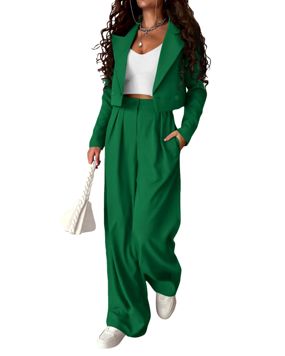 KIRUNDO Business Casual Outfits for Women Suit 2 Piece Sets
