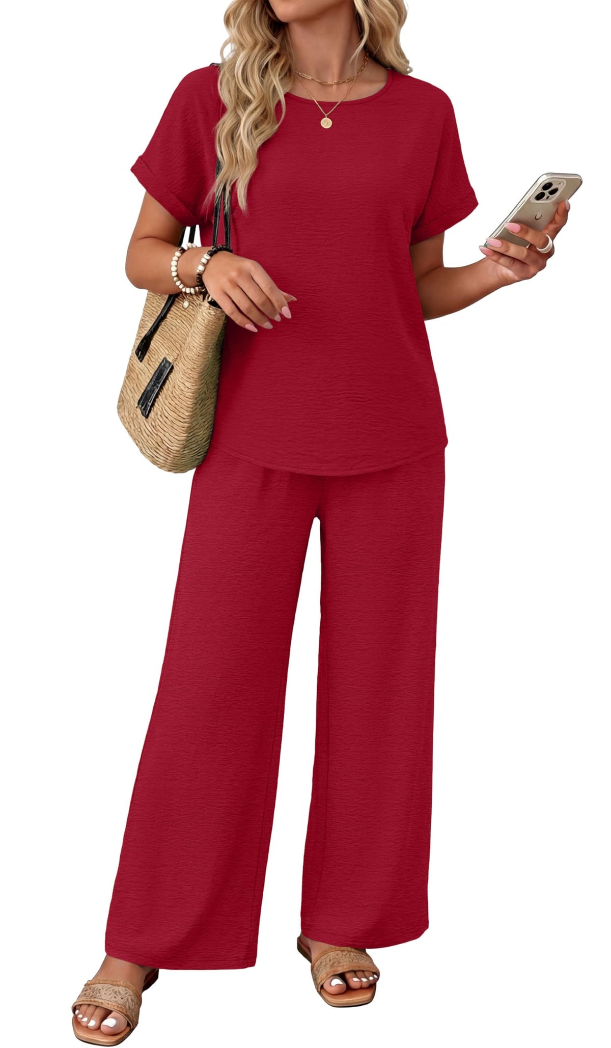 XIEERDUO Summer Sets For Women 2 Piece Sets Matching Set Women Clothing Lounge Set Beach Vacation Outfits 2026