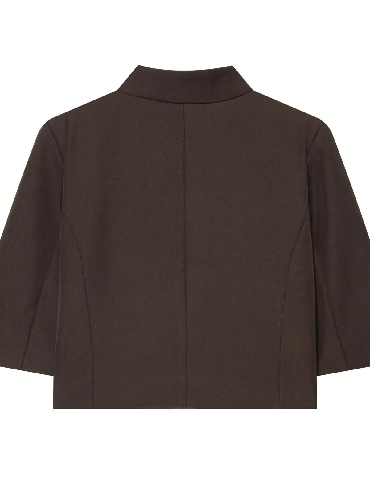 Women's Regular Fit Short Sleeve Solid Basic Slim Blazer, Formal Business Suit Jacket for Ladies, Elegant Professional Outerwear