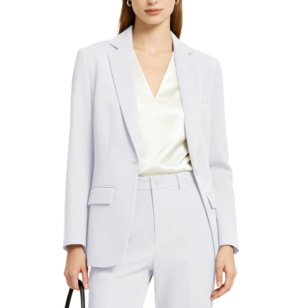 Women’s 2 Piece Suit Sets Formal Business Slim Fit Outfit Office Pantsuits