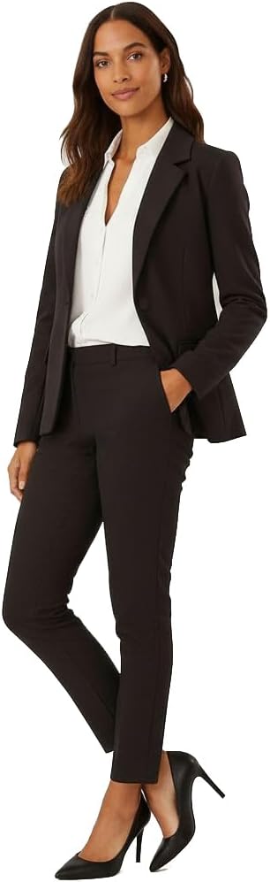 Marycrafts Women’s Two Piece Suits – Business Blazer Pant Suit Set, Professional Work Outfit for Office