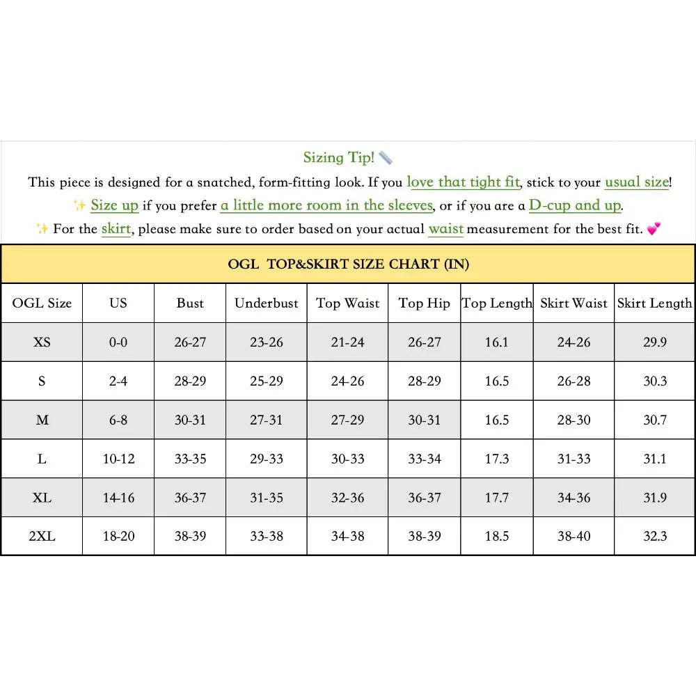 OGL Women's 2-Piece Matching Skirt Set - Multi-Wear Versatile Neckline bra tops with Built-In Bra, Flowy Side Ruched A-Line Midi Skirt, SkinKiss Fabric for Summer, Cute 2-Piece Sets for Women's Clothes tiktokshopstockup