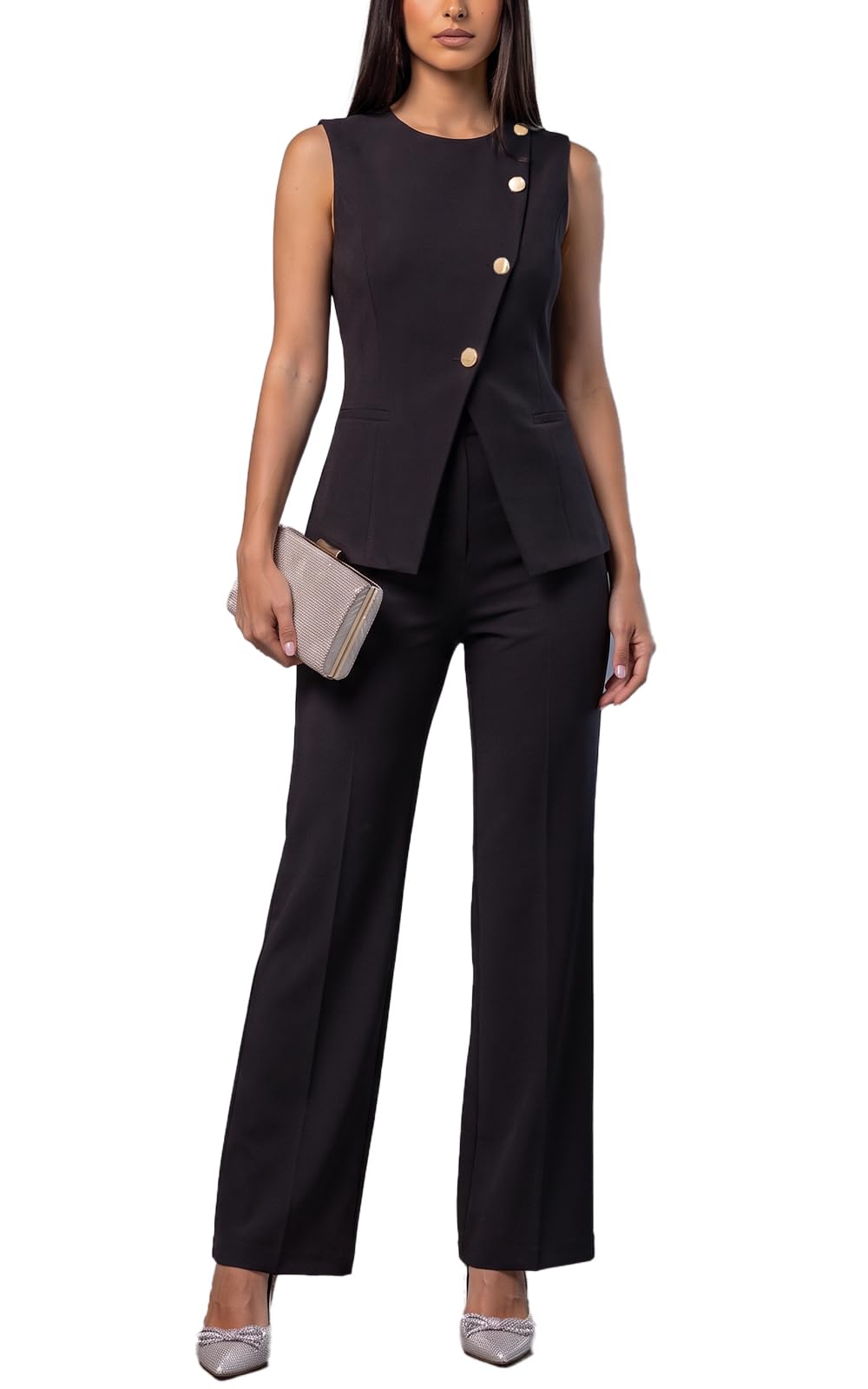 Agenlulu Women's 2 Piece Sets Business Casual Outfits Office Work Suits