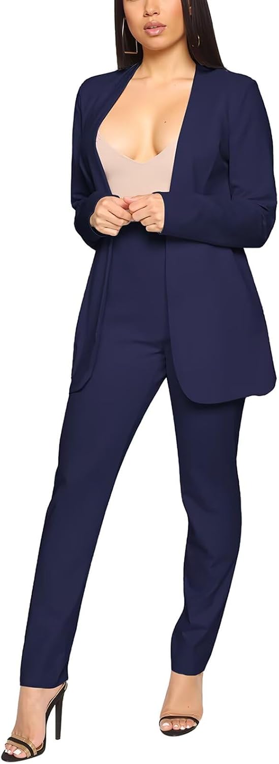 Aro Lora Pant Suits for Women Dressy Casual 2 Piece Outfits