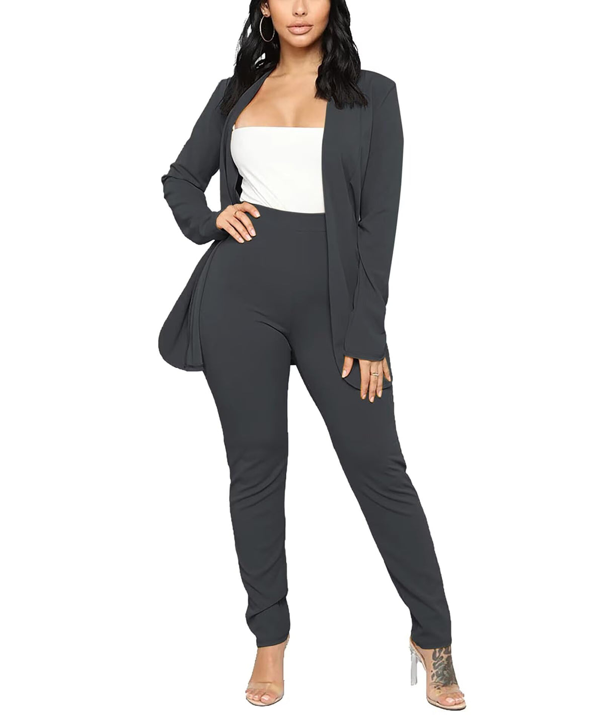 Aro Lora Pant Suits for Women Dressy Casual 2 Piece Outfits