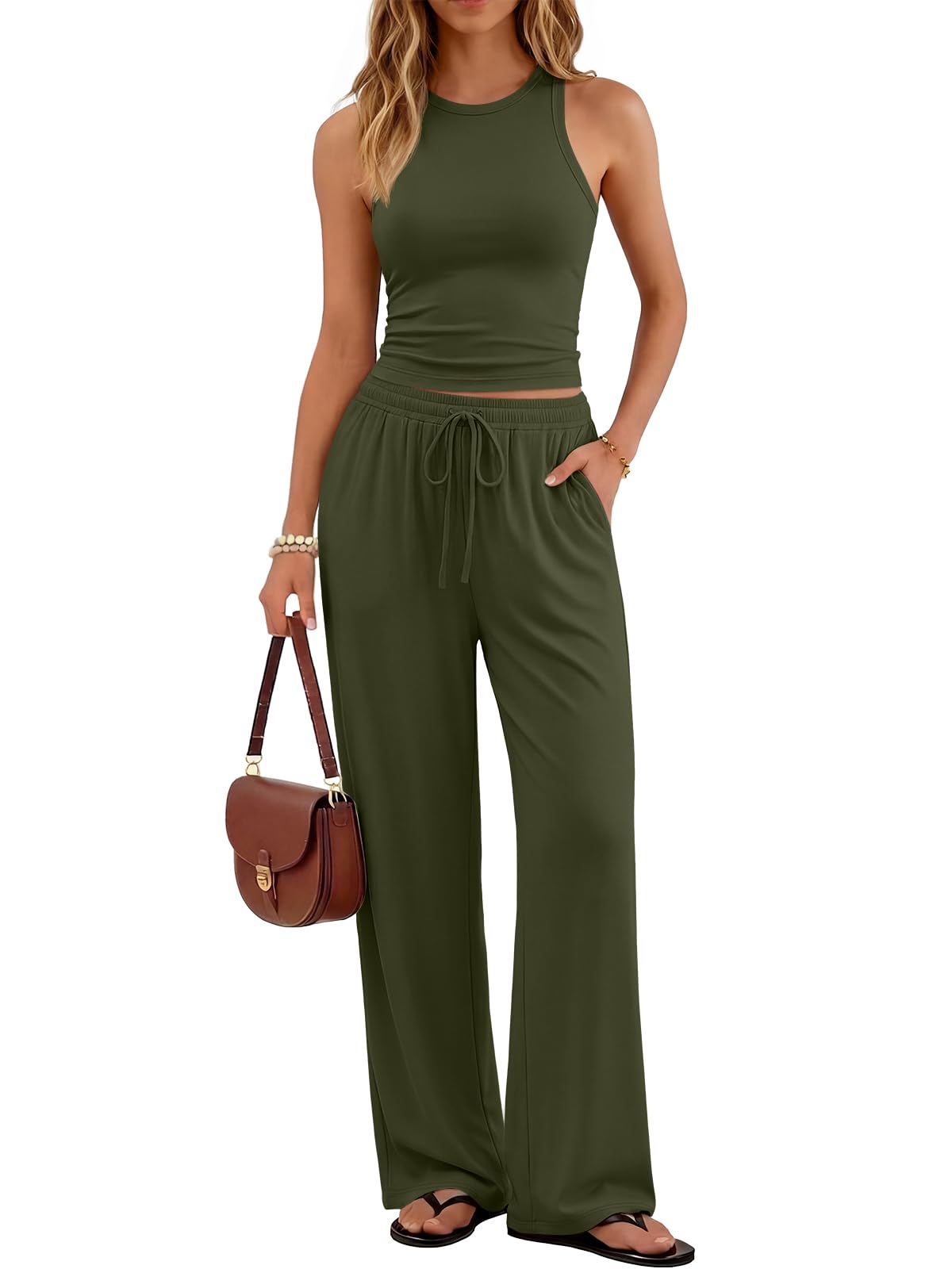 Trendy Queen Women's Summer 2 Piece Lounge Set Matching Outfits 2026