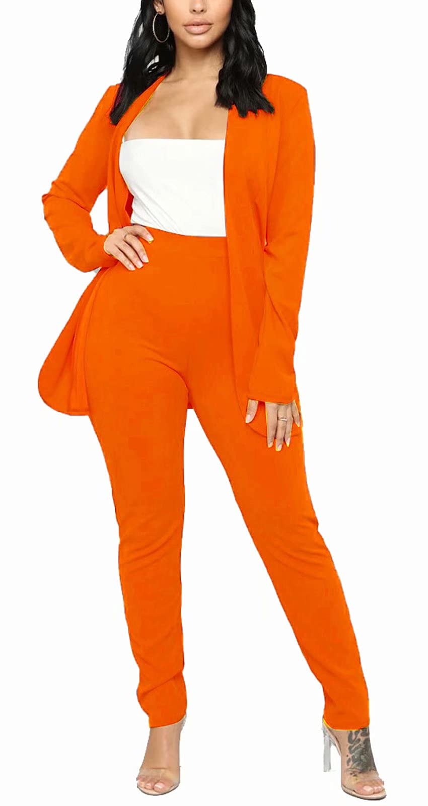 Aro Lora Pant Suits for Women Dressy Casual 2 Piece Outfits