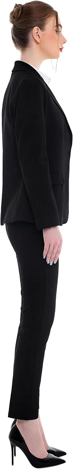 Marycrafts Women's Pant Suits Set – Professional Business Suiting Blazer and Pants 2 Piece Outfit