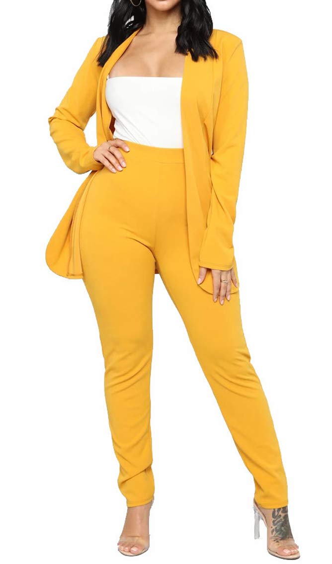 Aro Lora Pant Suits for Women Dressy Casual 2 Piece Outfits
