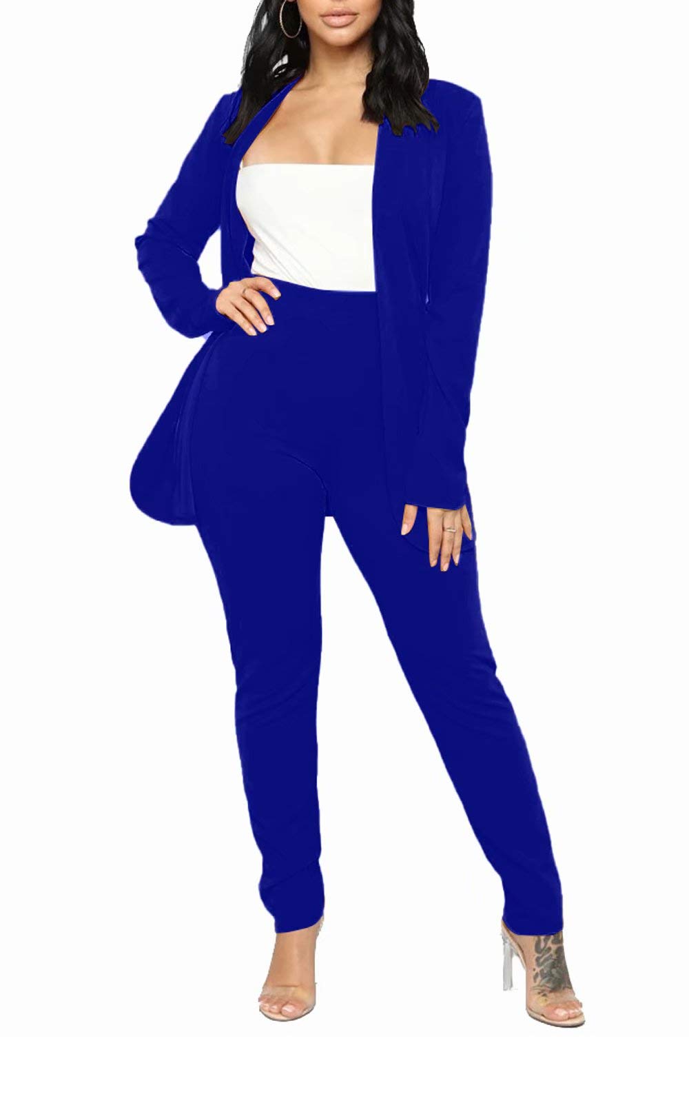 Aro Lora Pant Suits for Women Dressy Casual 2 Piece Outfits