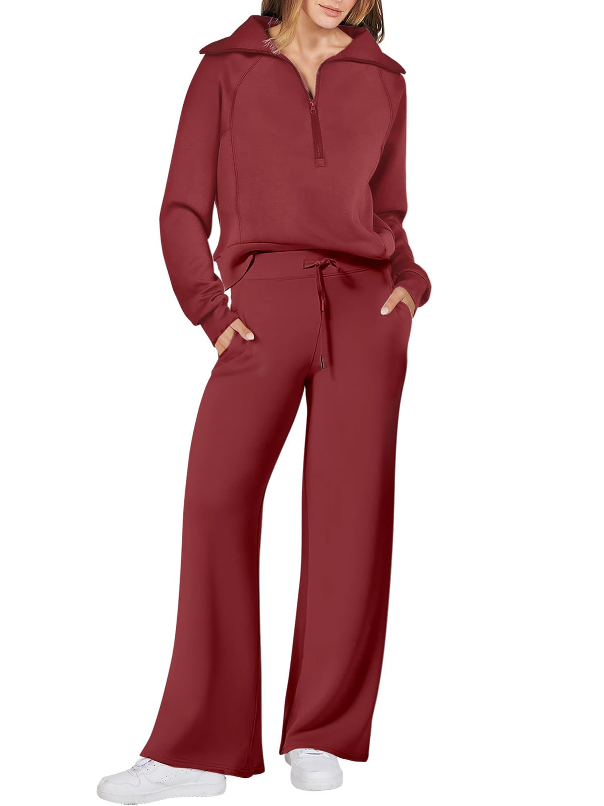 ANRABESS Women 2 Piece Set Sweatsuits Lounge Fall Outfits