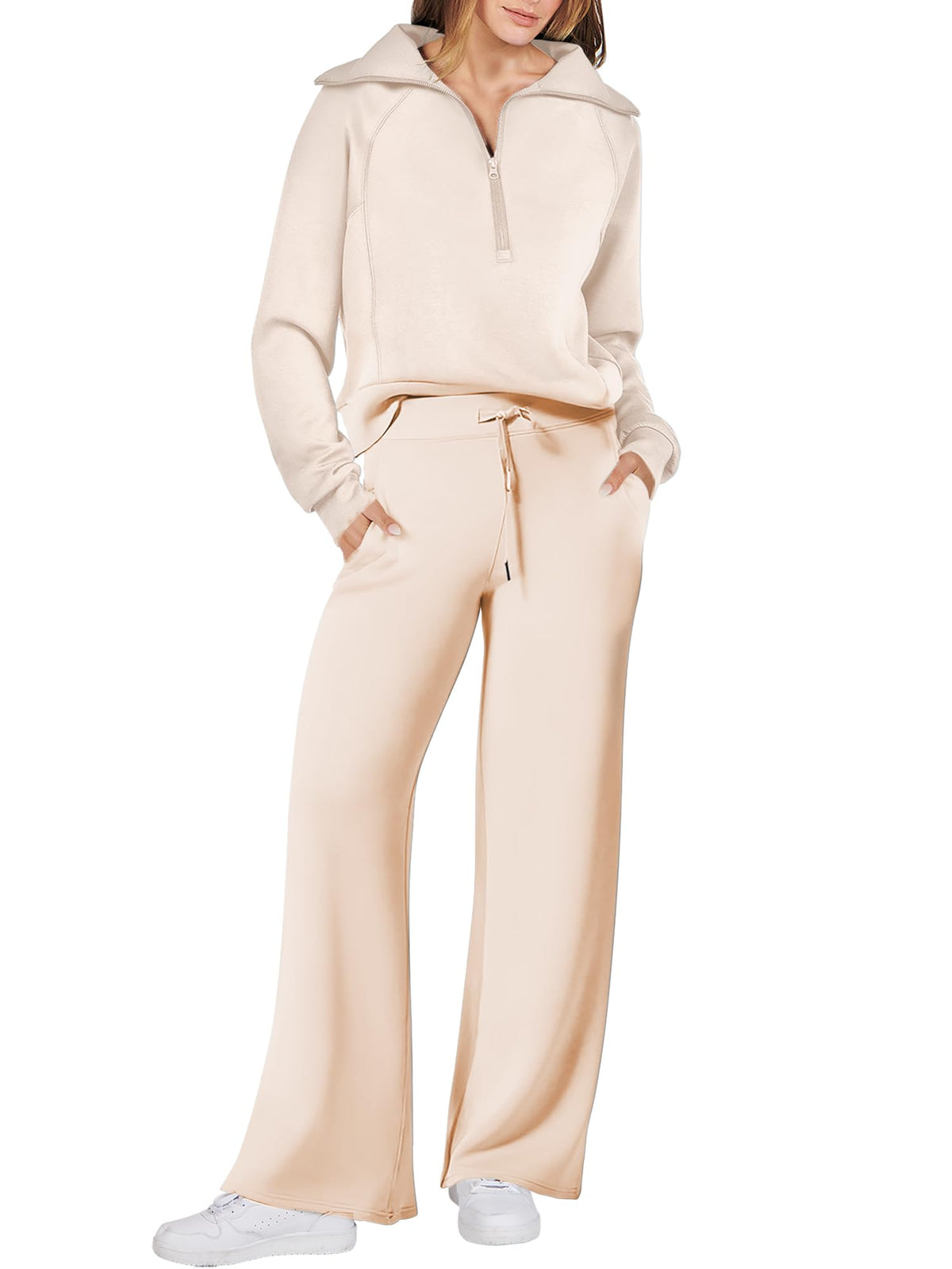 ANRABESS Women 2 Piece Set Sweatsuits Lounge Fall Outfits