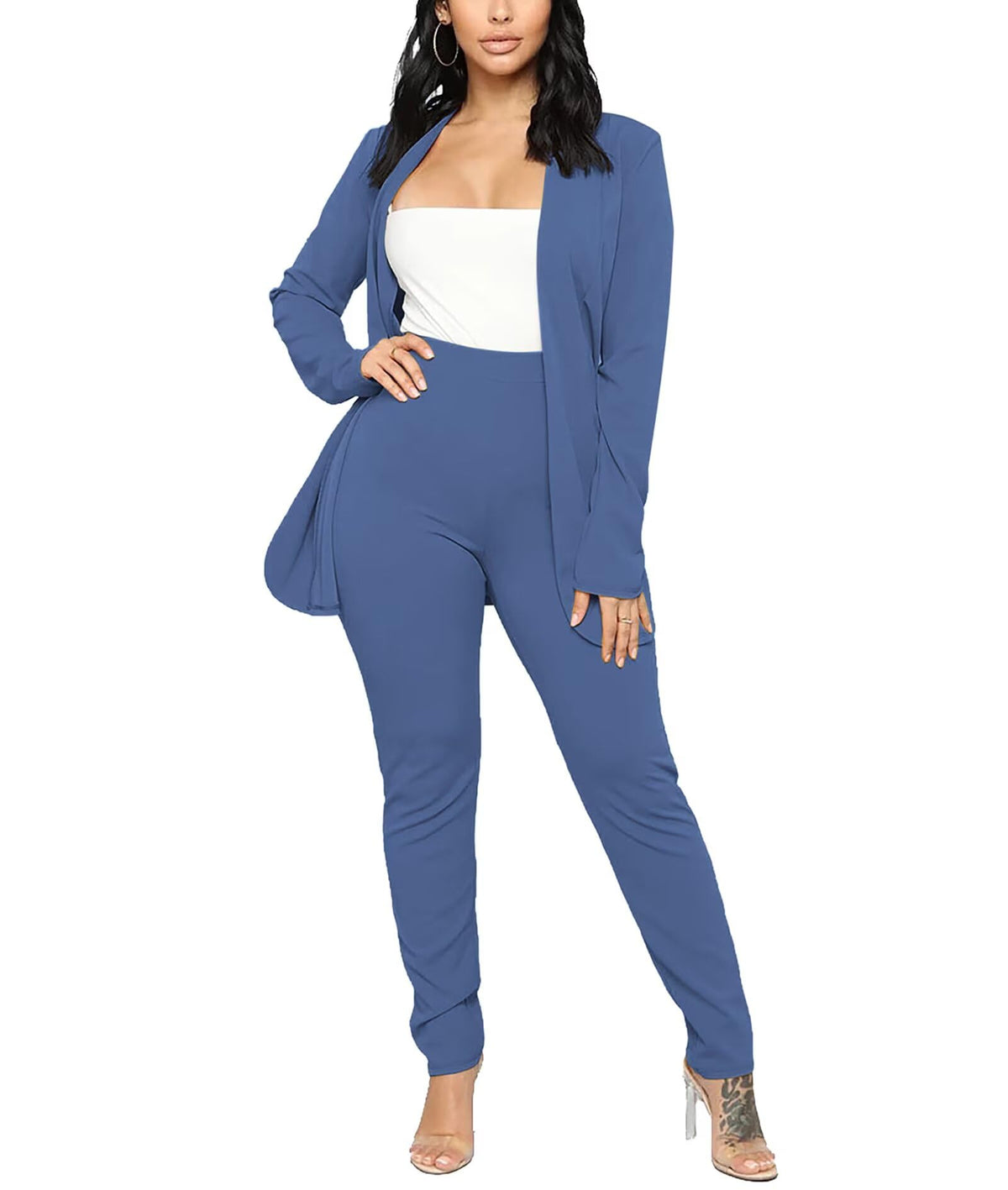 Aro Lora Pant Suits for Women Dressy Casual 2 Piece Outfits