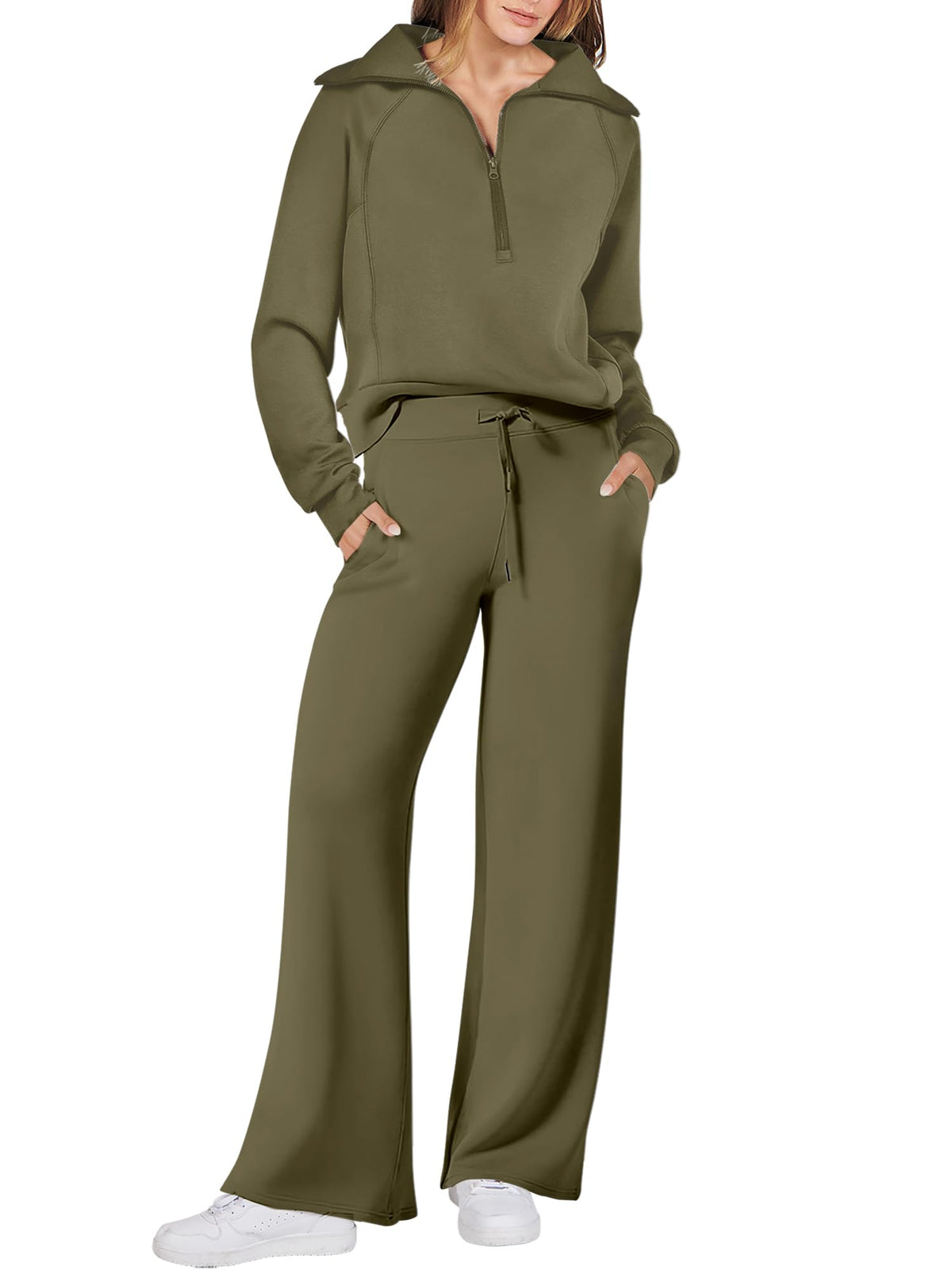 ANRABESS Women 2 Piece Set Sweatsuits Lounge Fall Outfits