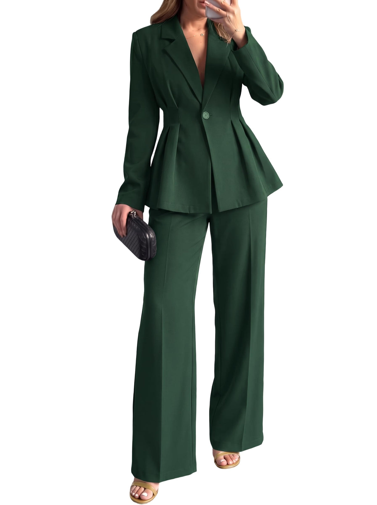 Ekaliy Pant Suits for Women 2 Piece Set Business Casual Outfits