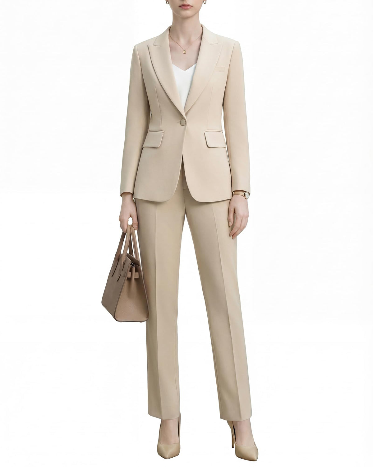Womens Suits 2 Piece Set Business, Pant Suit for Women Professional