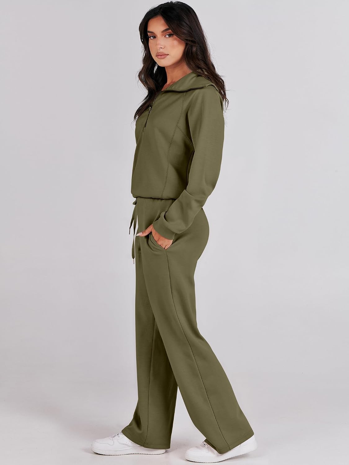 ANRABESS Women 2 Piece Set Sweatsuits Lounge Fall Outfits