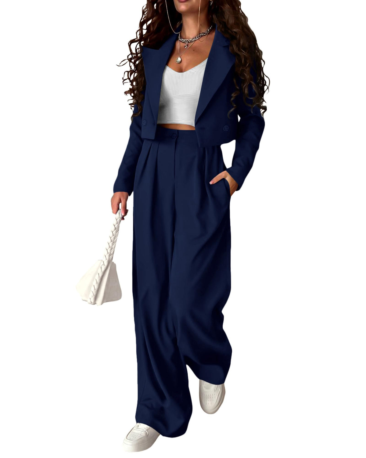 KIRUNDO Business Casual Outfits for Women Suit 2 Piece Sets