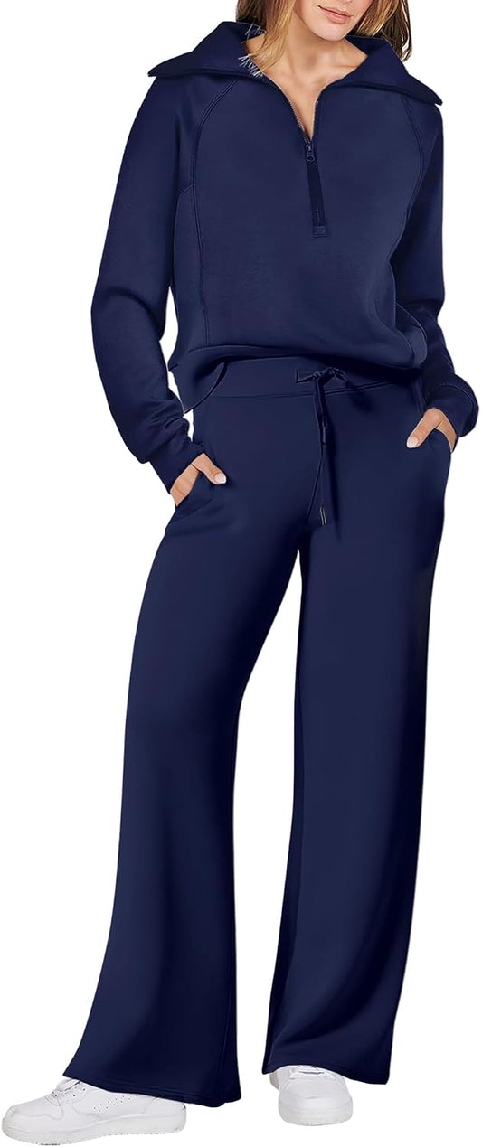 ANRABESS Women 2 Piece Set Sweatsuits Lounge Fall Outfits