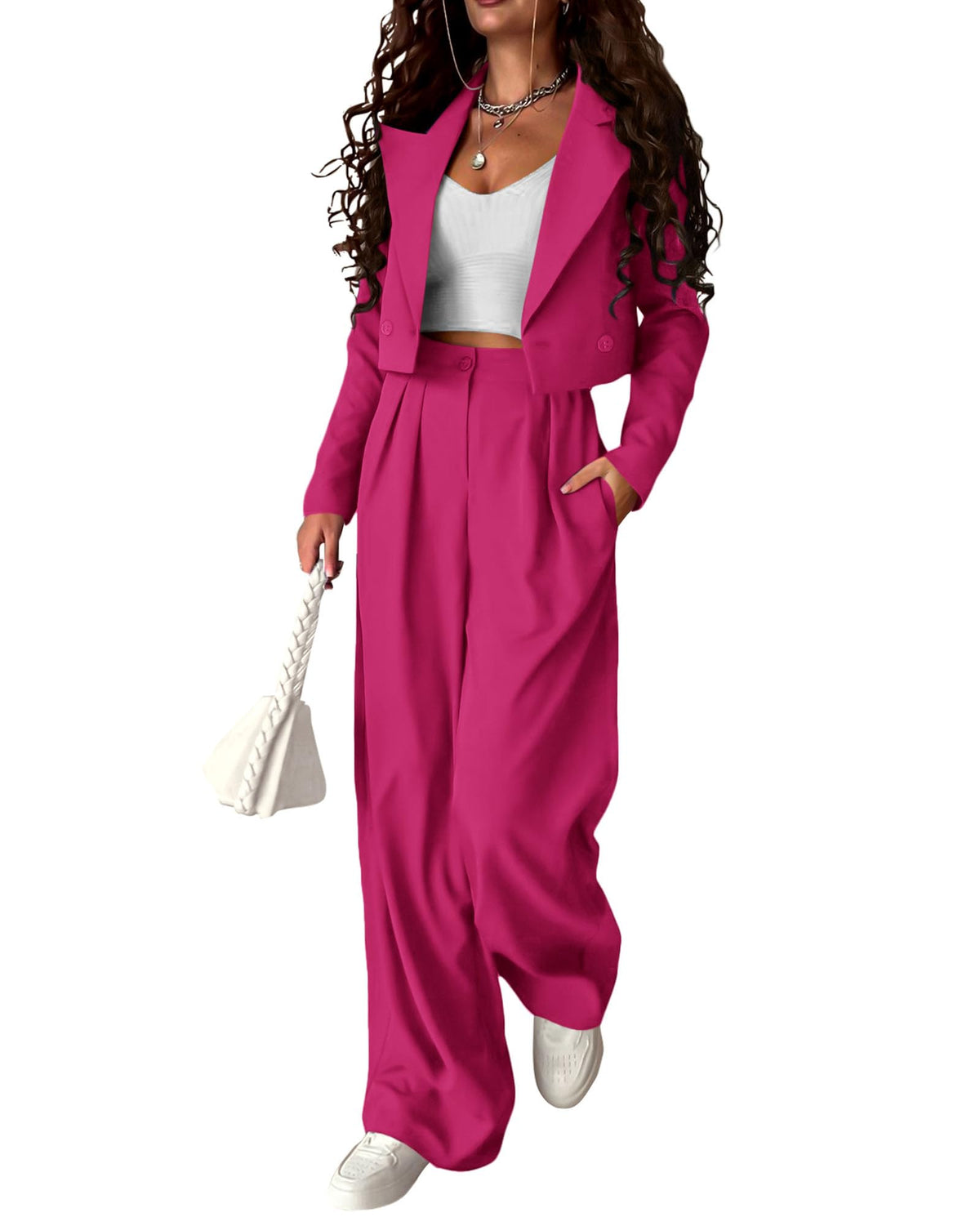 KIRUNDO Business Casual Outfits for Women Suit 2 Piece Sets