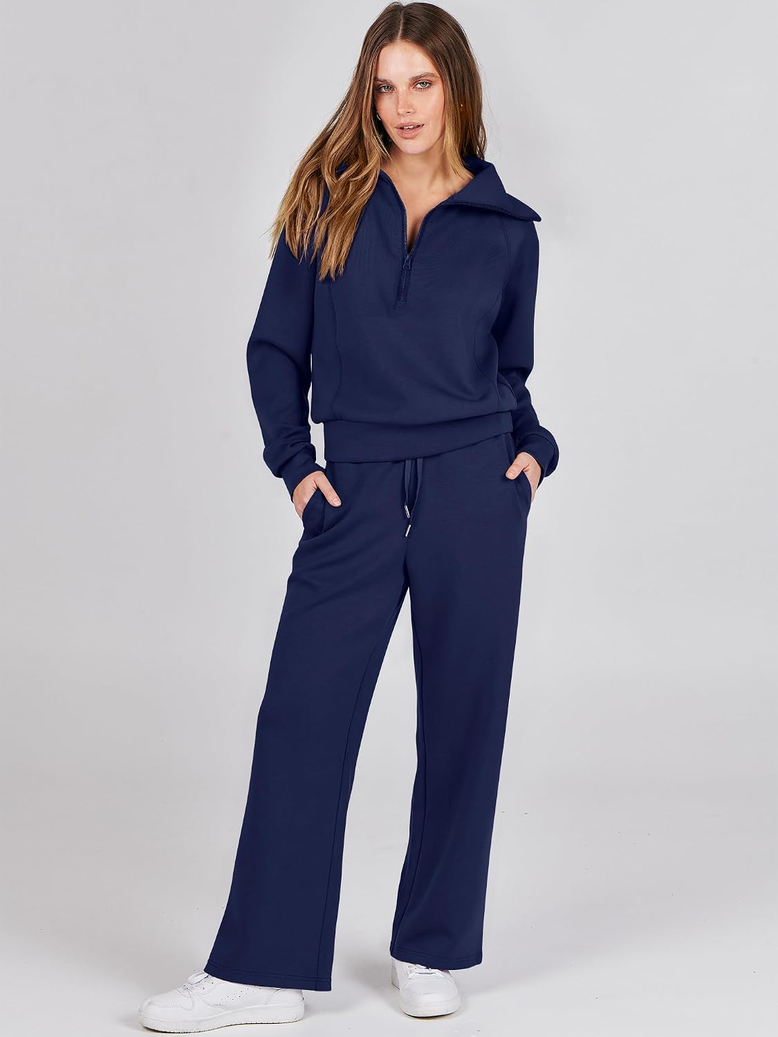 ANRABESS Women 2 Piece Set Sweatsuits Lounge Fall Outfits