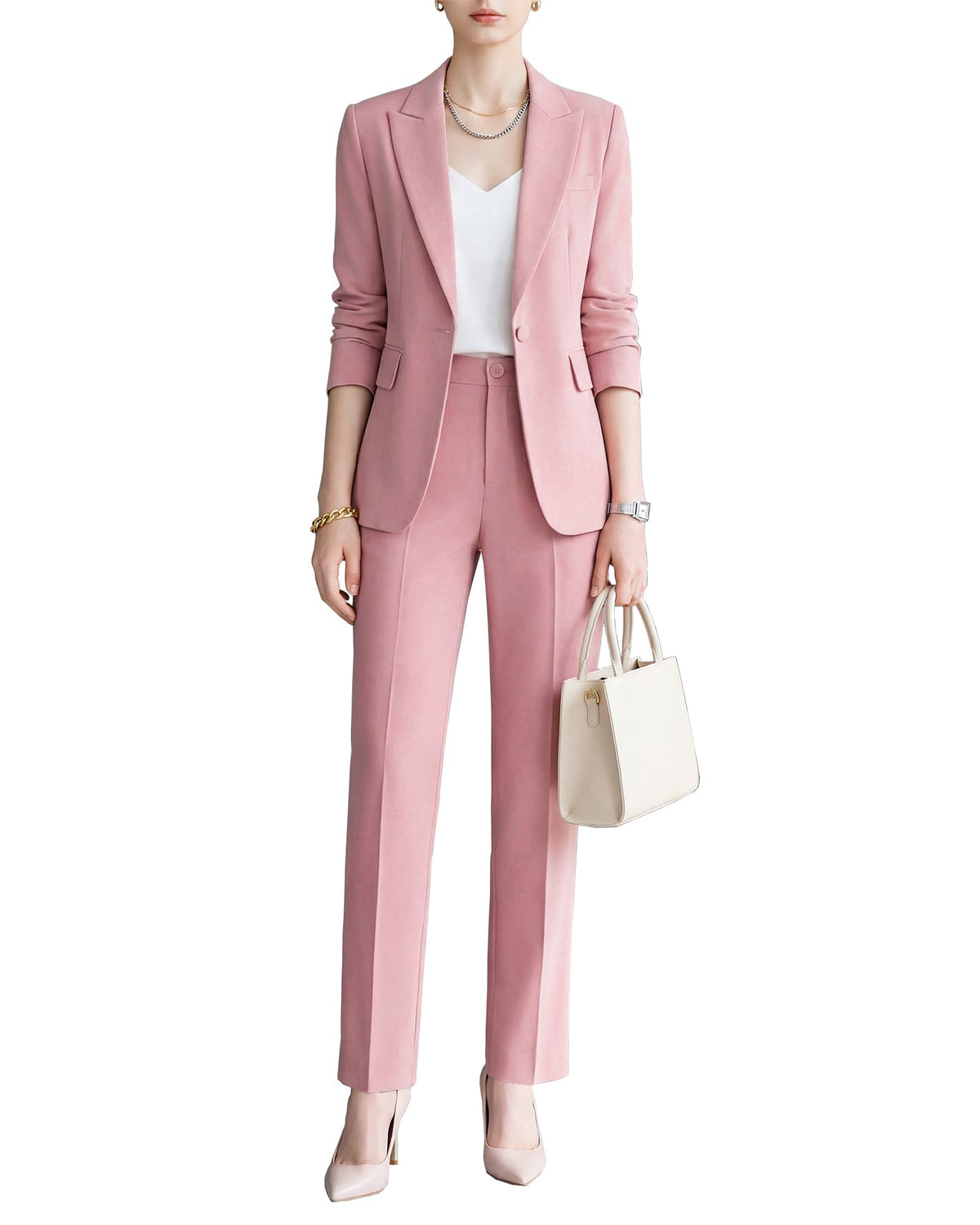 Womens Suits 2 Piece Set Business, Pant Suit for Women Professional