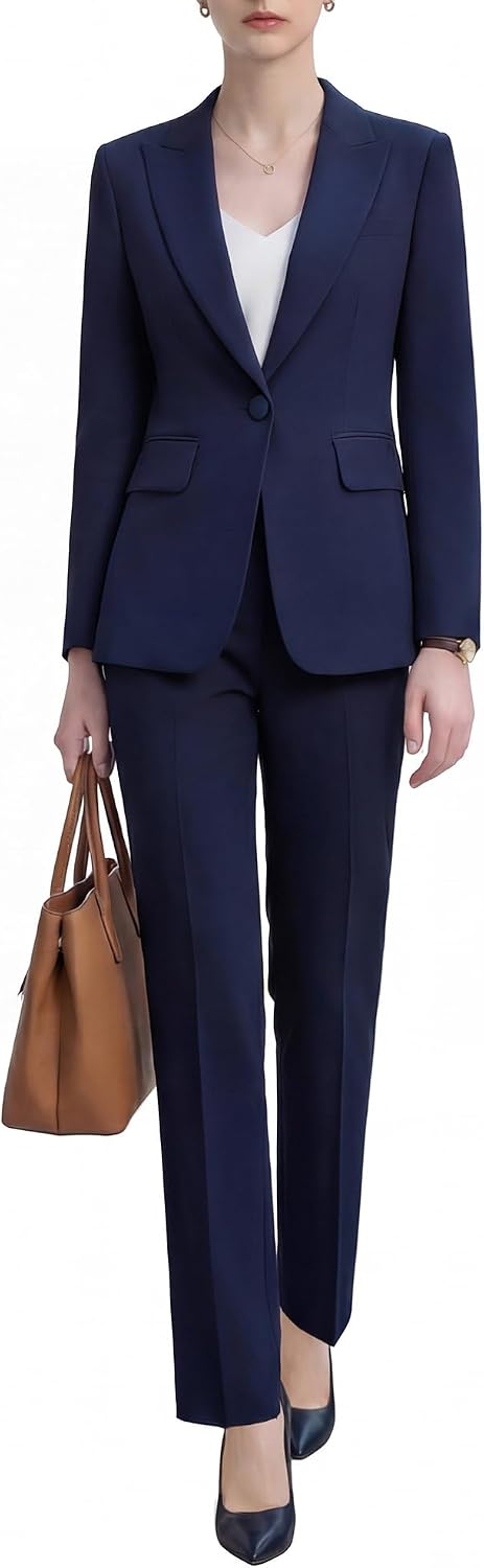 Womens Suits 2 Piece Set Business, Pant Suit for Women Professional