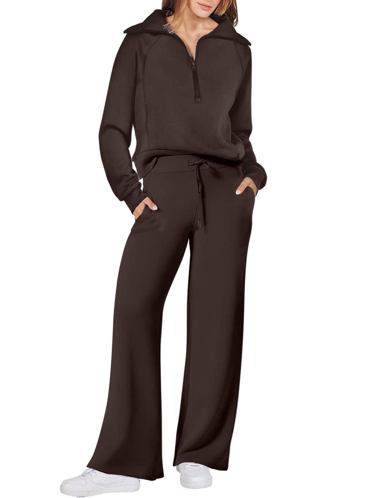 ANRABESS Women 2 Piece Set Sweatsuits Lounge Fall Outfits