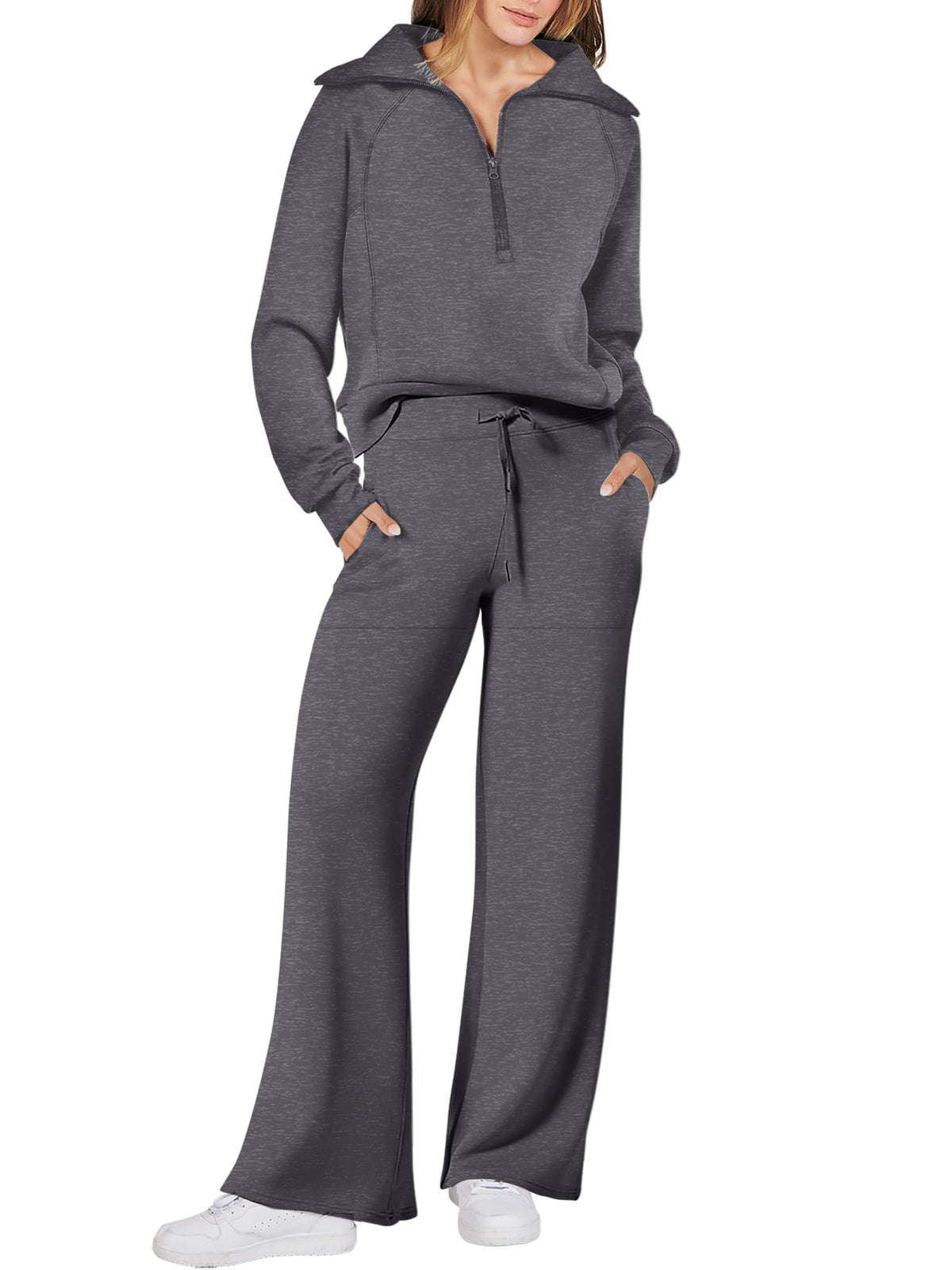 ANRABESS Women 2 Piece Set Sweatsuits Lounge Fall Outfits