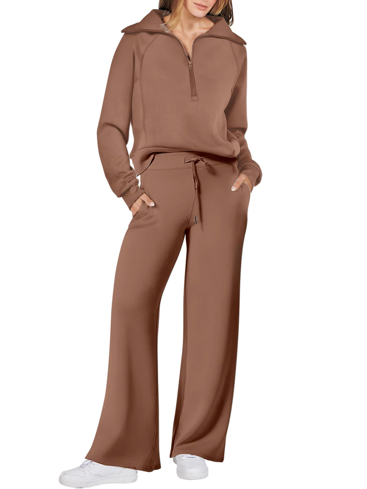 ANRABESS Women 2 Piece Set Sweatsuits Lounge Fall Outfits