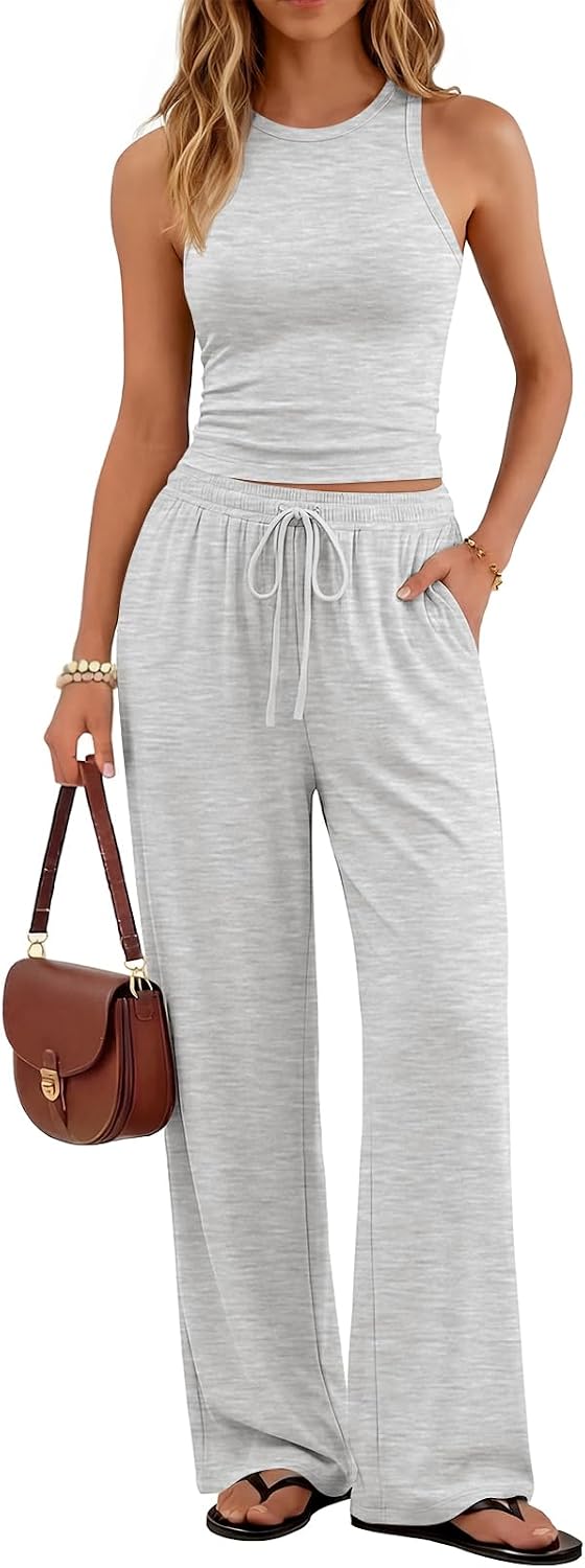 Trendy Queen Women's Summer 2 Piece Lounge Set Matching Outfits 2026