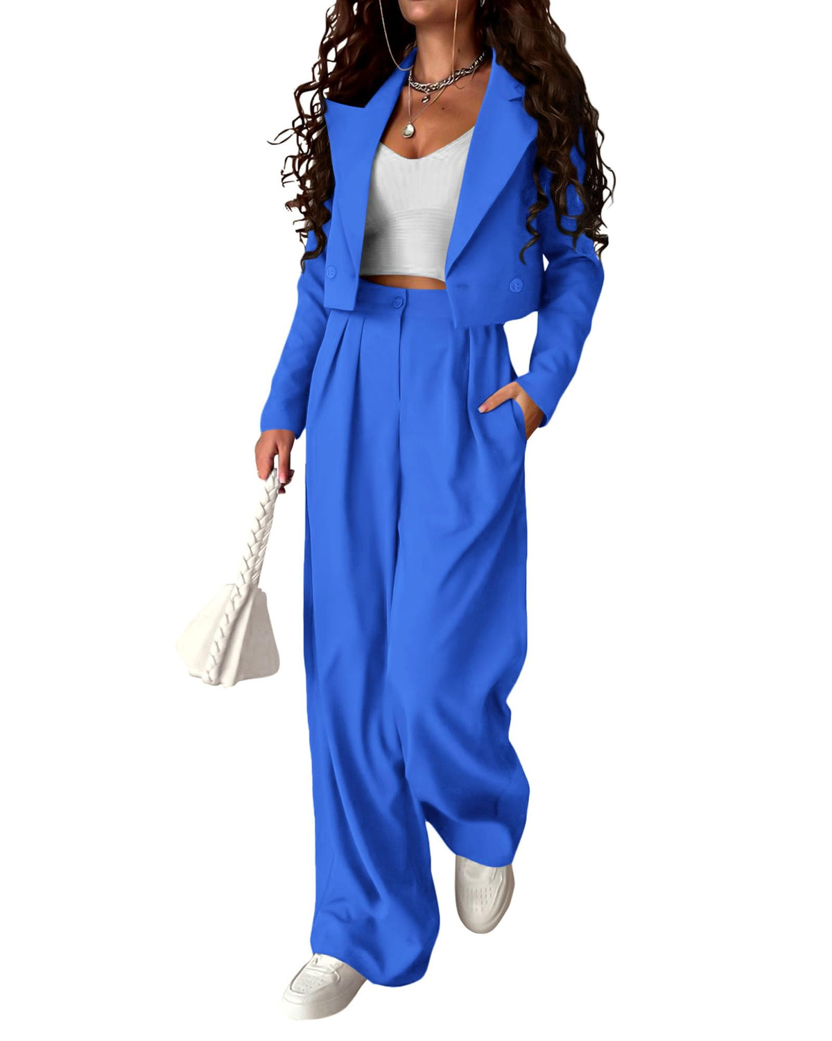 KIRUNDO Business Casual Outfits for Women Suit 2 Piece Sets