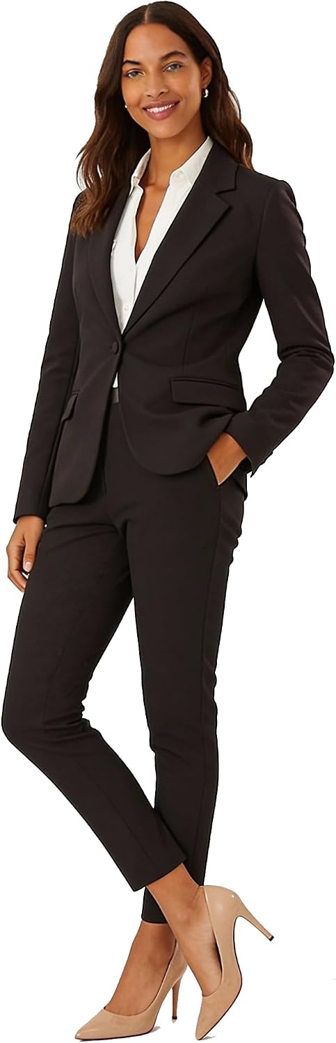 Marycrafts Women’s Two Piece Suits – Business Blazer Pant Suit Set, Professional Work Outfit for Office