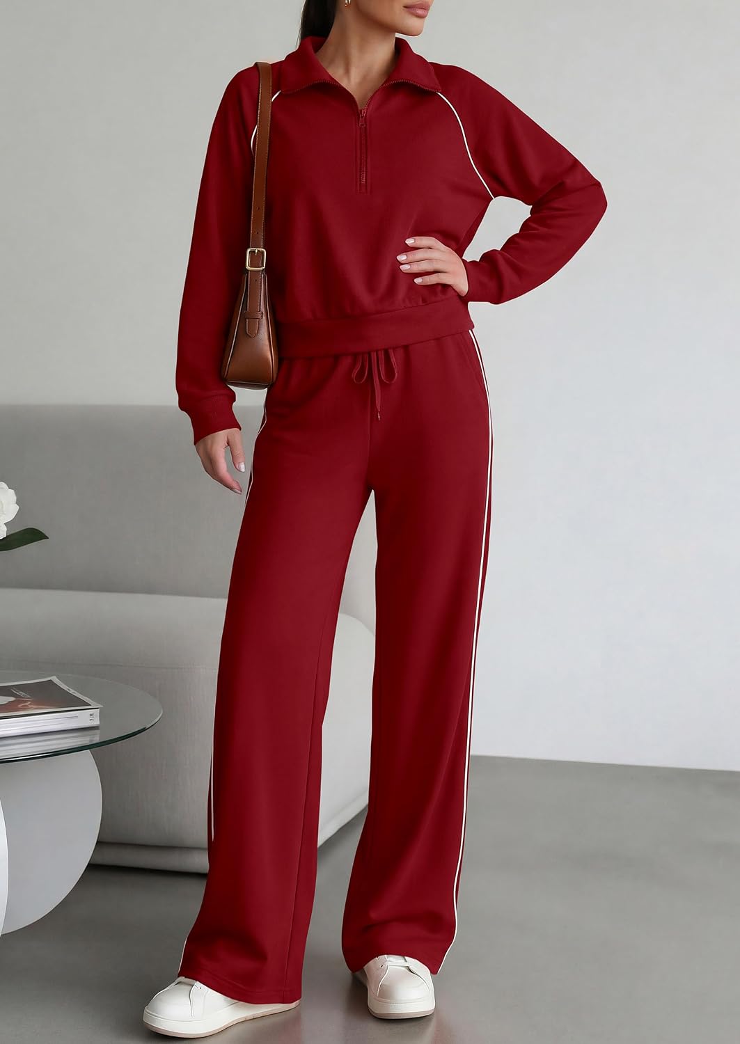 PRETTYGARDEN Women's 2 Piece Matching Lounge Set Sweatsuits
