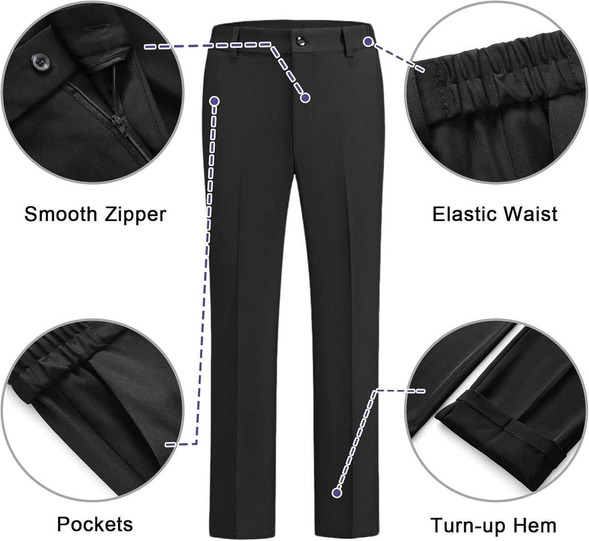 Womens Business Pants Suit 2 Piece Set Classic One Button Blazer & Pants Set for Work Wedding Interview