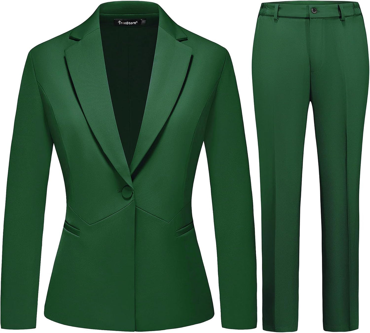 Women's 2 Piece Business Pants Suit Set Slim Fit