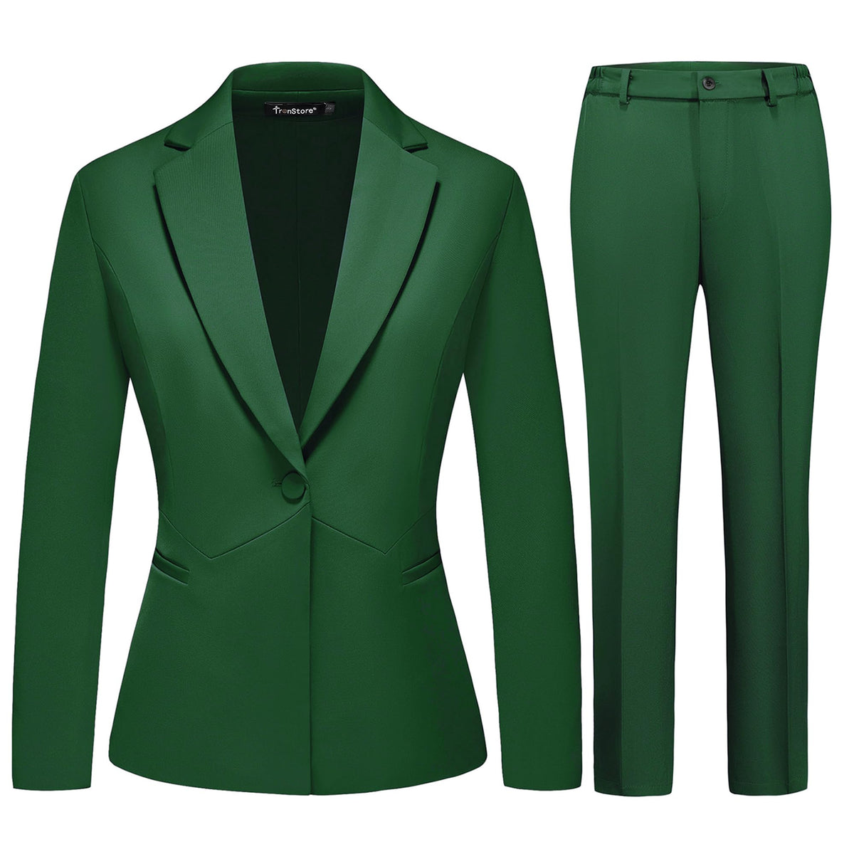 Women's 2 Piece Business Pants Suit Set Slim Fit