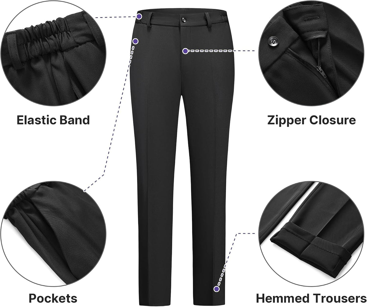 Women's 2 Piece Business Pants Suit Set Slim Fit
