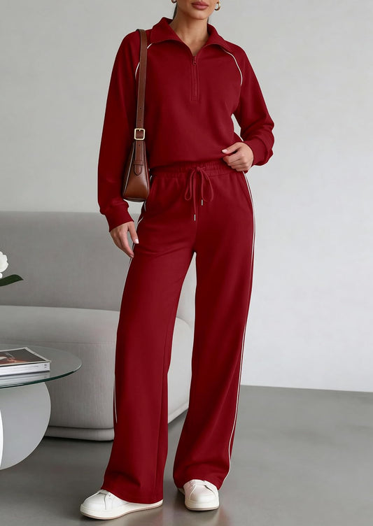 PRETTYGARDEN Women's 2 Piece Matching Lounge Set Sweatsuits