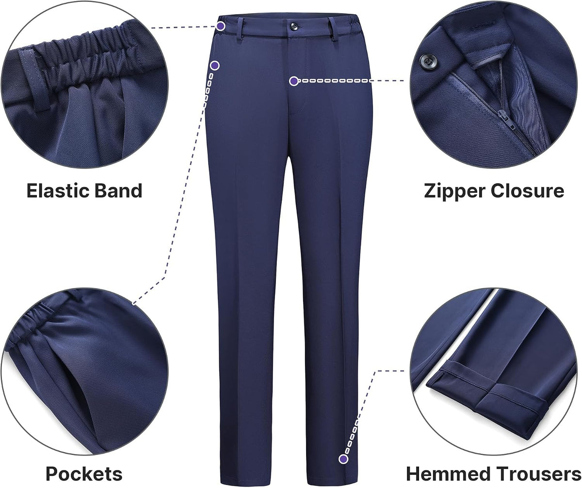 Women's 2 Piece Business Pants Suit Set Slim Fit