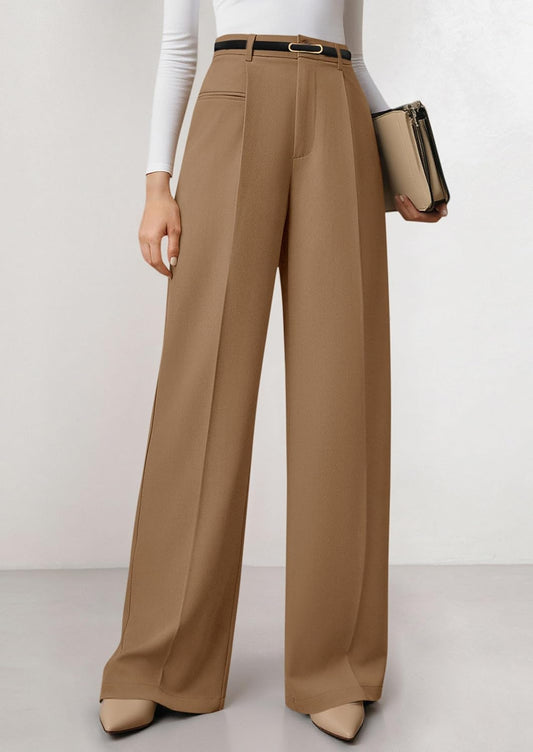 PRETTYGARDEN Women's Tailored Wide Leg Work Dress Pants