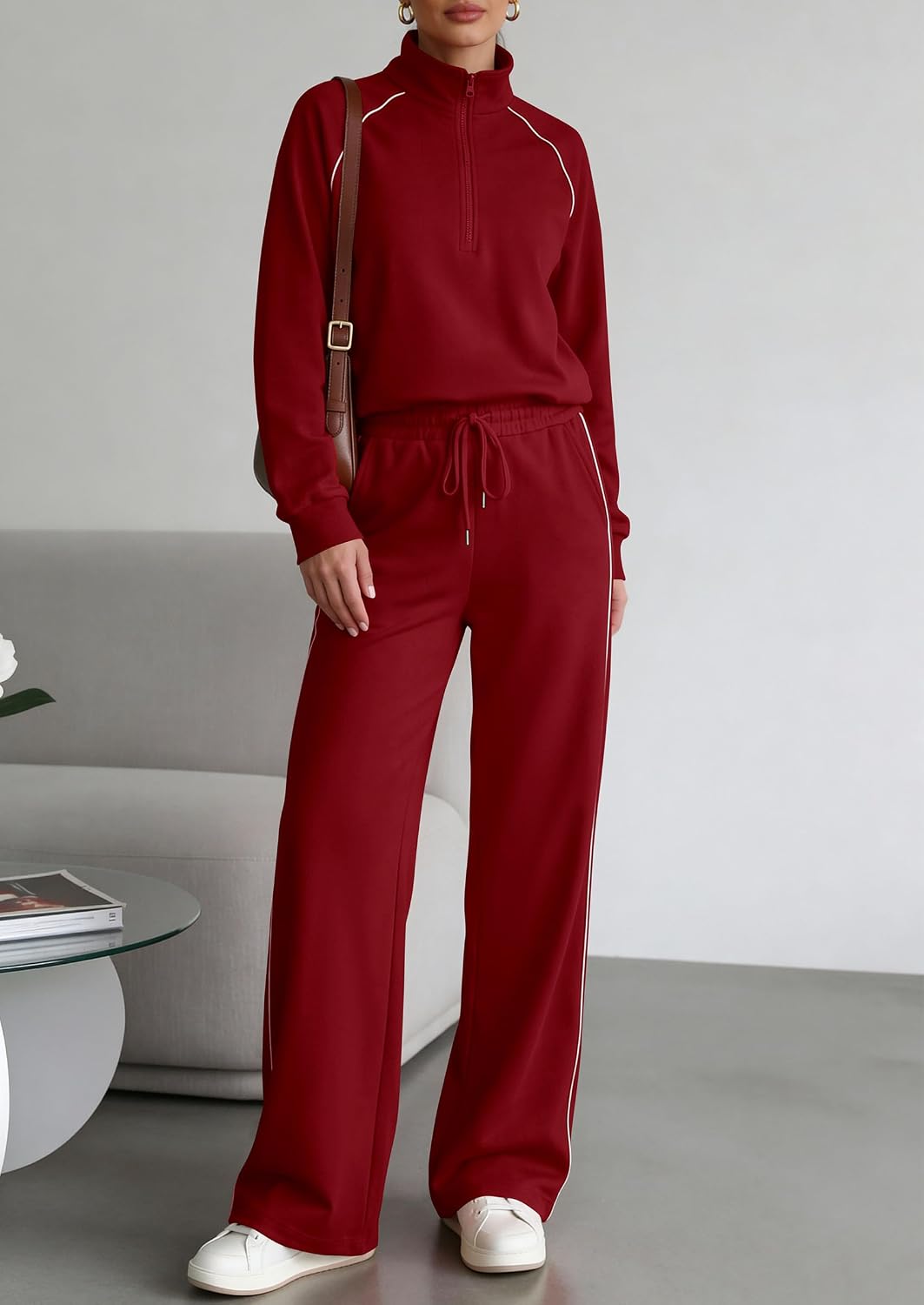 PRETTYGARDEN Women's 2 Piece Matching Lounge Set Sweatsuits