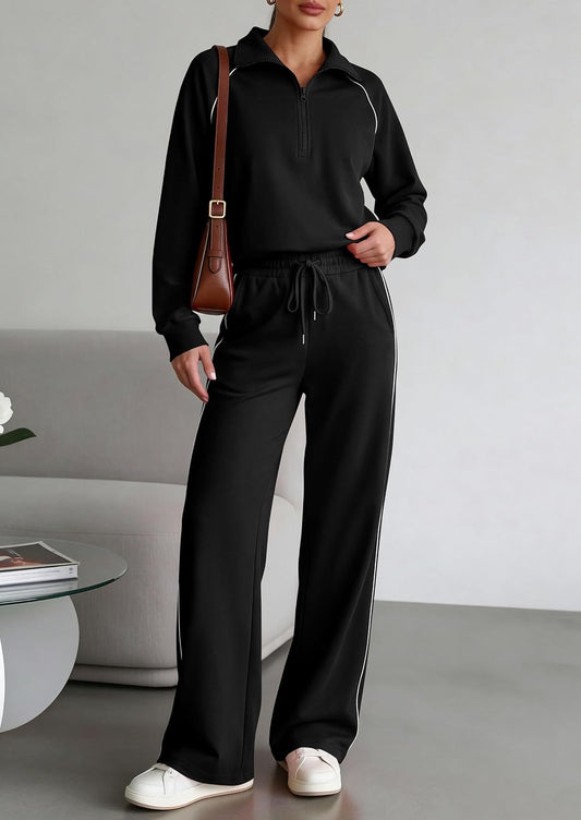 PRETTYGARDEN Women's 2 Piece Matching Lounge Set Sweatsuits