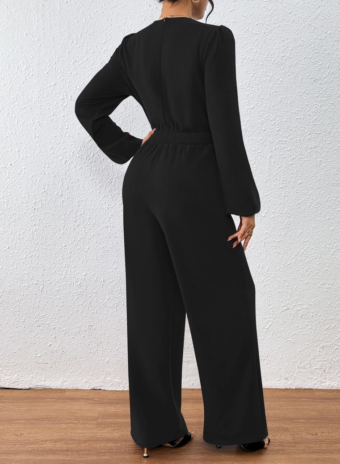 Pink Queen Elegant Jumpsuits For Women Dressy 2026 Fall Keyhole Romper