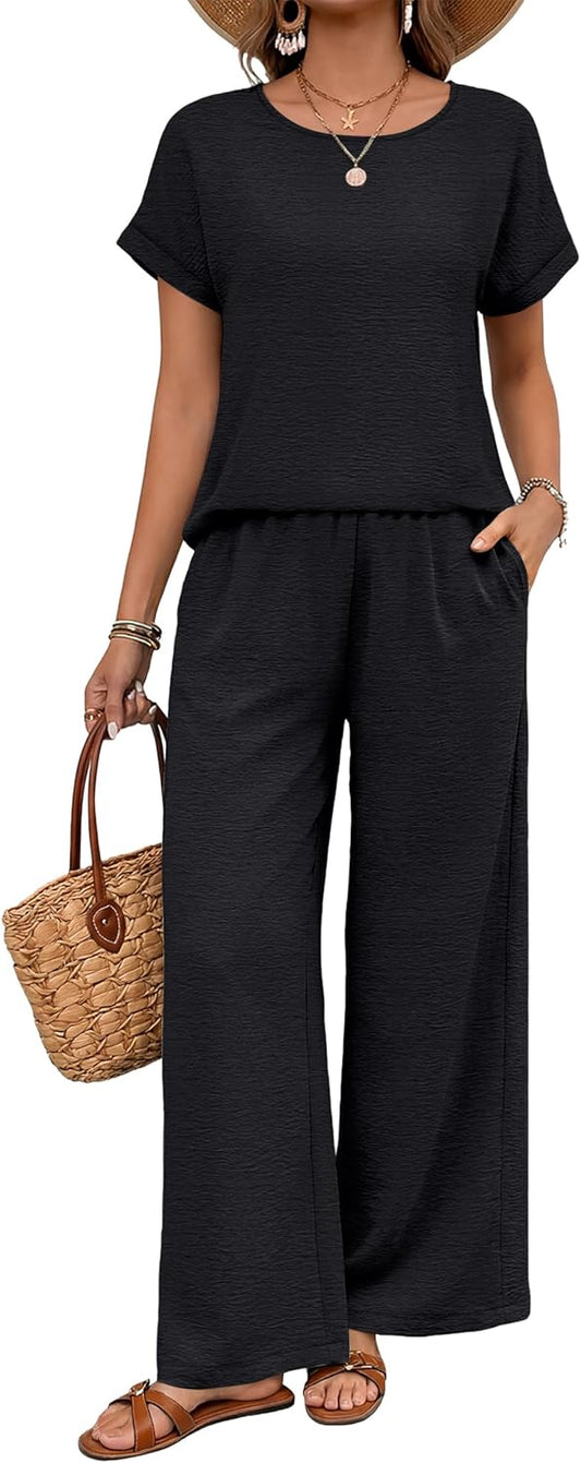 XIEERDUO Summer Sets For Women 2 Piece Sets Matching Set Women Clothing Lounge Set Beach Vacation Outfits 2026
