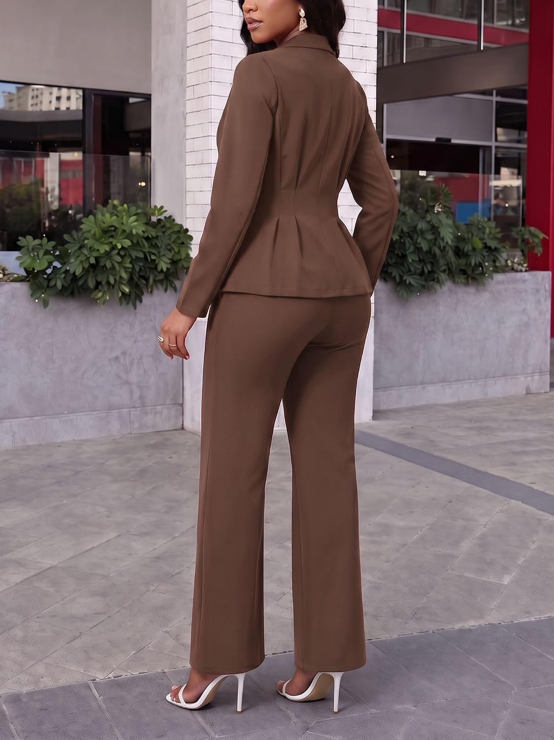 Ekaliy Pant Suits for Women 2 Piece Set Business Casual Outfits