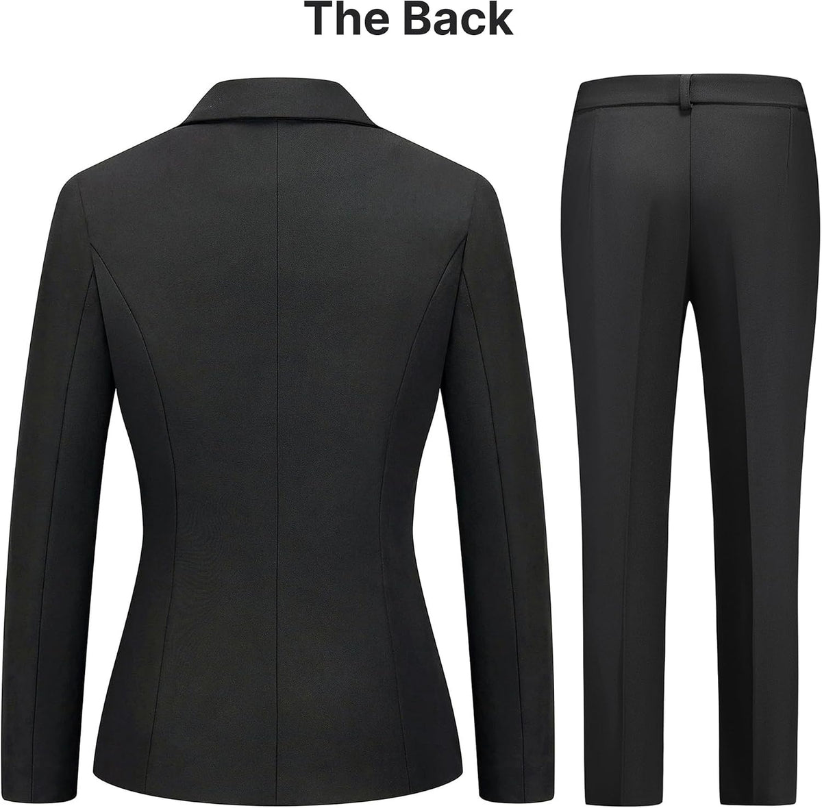 Women's 2 Piece Business Pants Suit Set Slim Fit