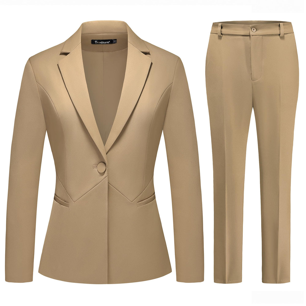Women's 2 Piece Business Pants Suit Set Slim Fit
