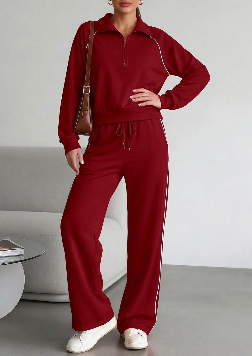 PRETTYGARDEN Women's 2 Piece Matching Lounge Set Sweatsuits